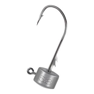 钓之猪路亚合金内德铅头钩大背刺黑坑鲈鱼鳜鱼软饵防挂特氟龙鱼钩