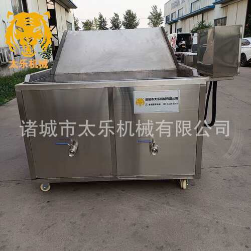 商用油炸锅鸡鸡排油炸单机自动翻转出料油炸机放油水分离油炸机