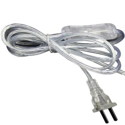 1.8透明304电线灯具线上开关