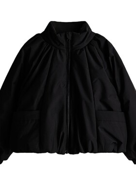HM童装儿童女童棉服冬季蓬松立领拉链棉衣外套1308767