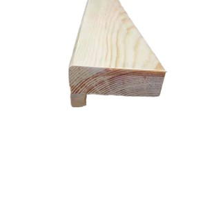 榻榻米实木整根白色烤漆原木色水性漆L型平板樟子松无节抗沿炕沿