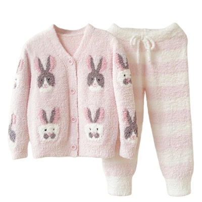 gelatobaby秋冬半边绒家居服