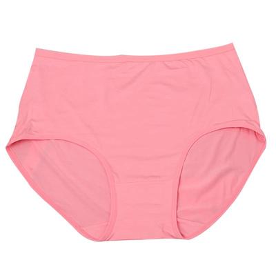 大码妈妈内裤纯色高腰内裤莫代尔