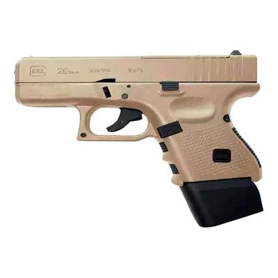 金伯g26电手格洛克金属模型wargame发射器金箔连发后坐力玩具手抢