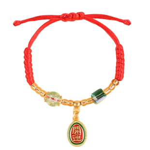 好运红绳手链女生可调节马年佩戴本命年情侣开运手绳男送女友礼物