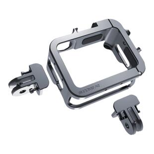 适用影石Insta360 GO 3S金属兔笼相机扩展边框散热冷靴保护壳配件