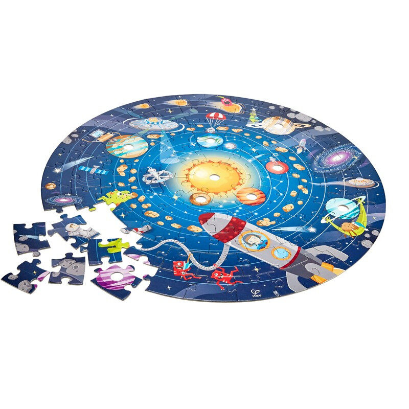 Hape六阶太阳系星球拼图