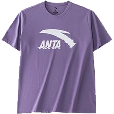 安踏短袖男透气t恤宽松大码潮流