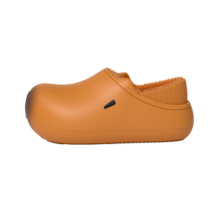 chikoku憨厚卡皮巴拉勃肯鞋加绒包跟棉拖鞋女冬季保暖家居防水男