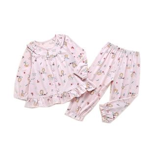 威奇猫儿童女童家居服睡衣睡裤套装兰精莫代尔薄款亲子款