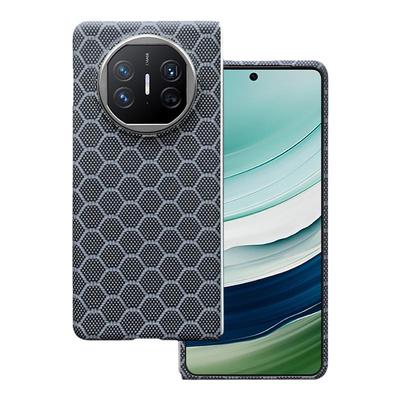 适用HUA WEI MateX6 MagSafe Kevlar Fiber Phone Case手机壳mateX5中轴全包磁吸超薄凯夫拉芳纶纤维保护套