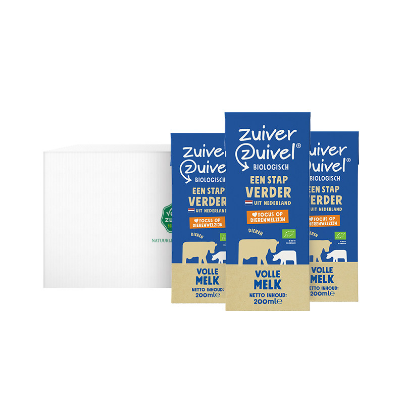 【200ml*12/24box】Organic Whole Milk荷兰原装进口乐荷全脂牛奶