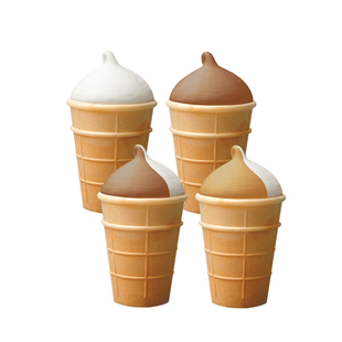 斯味特拉俄罗斯原装进口纯牛奶冰淇淋华夫杯巧克力口味鲜奶冰激凌