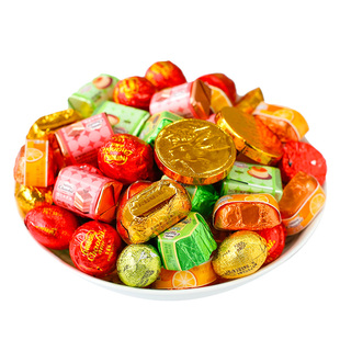 正品徐福记雀巢巧克力散装糖果酒心夹心牛奶奇欧比新年小零食年货