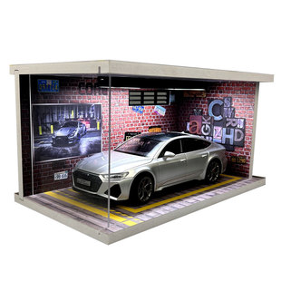 正版1:24奥迪RS7合金车模仿真汽车模型收藏手办玩具摆件男生礼物