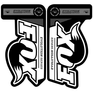 自行车山地车前叉贴纸装饰fox前叉减震涂装单车改色贴防刮蹭防水