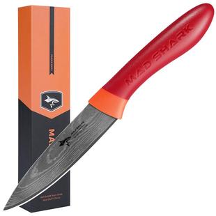 【自营】狂鲨德国进口大马士革小水果刀家用高档切瓜果削皮刀锋利