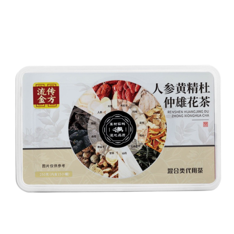 流传金方男士人参黄精杜仲茶
