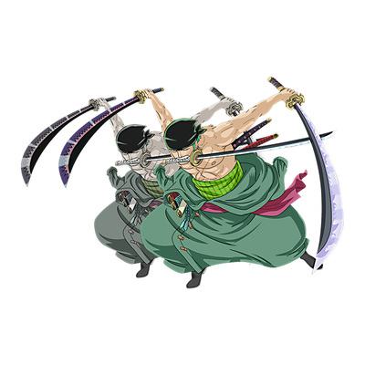 索隆路飞动漫海贼王车贴纸装饰贴