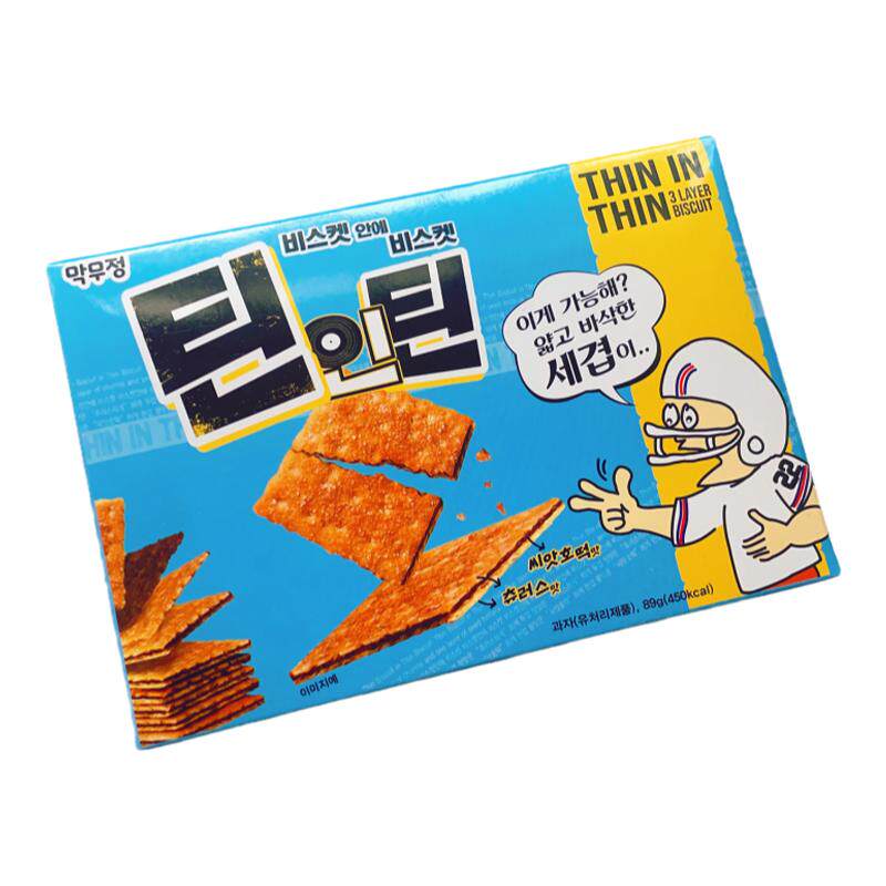 THIN进口零食夹心薄脆酥独立包装