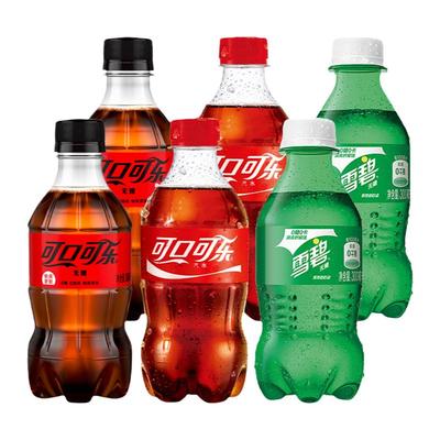 可口可乐300ml雪碧芬达迷你小瓶装可乐碳酸汽水饮品