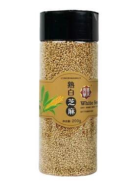 1斤新货熟白芝麻即食调料