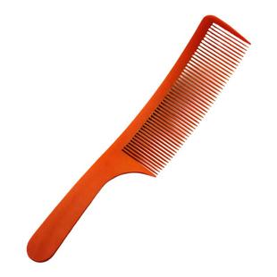 理发店专用弯梳子男士剪发平头梳弧形翘梳苹果扁梳发廊美发电木梳