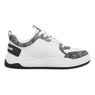 ACUPUNCTURE官方正品2026新男女百搭牛皮撞色休闲板鞋潮脉动波浪