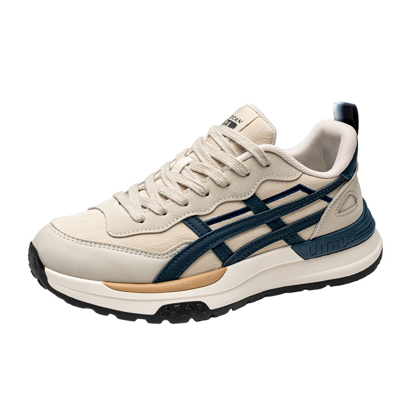 稻草人男鞋子秋季百搭休闲运动跑步男款阿甘老爹潮鞋加绒保暖耐磨