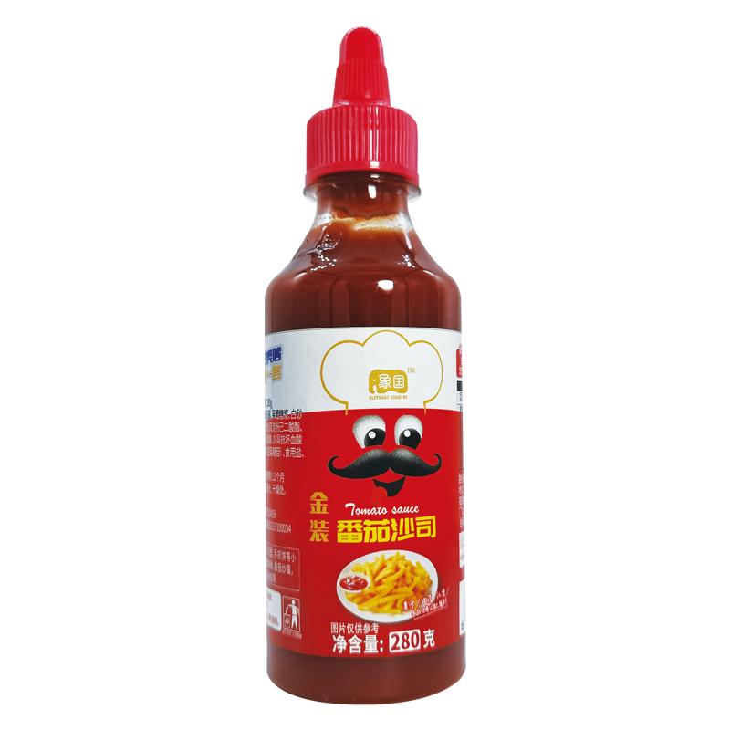 象国芝麻沙拉酱0脂番茄酱组合油醋汁 小包挤压瓶蔬菜水果寿司专用