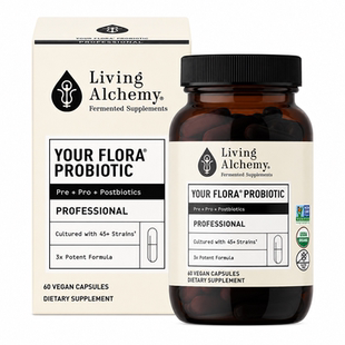直邮 加拿大Living Alchemy Professional有机发酵专业益生菌60粒