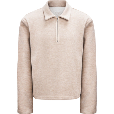 Casoulty翻领拉链打底