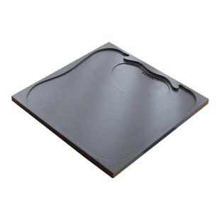 天然乌金石茶盘单盘方形一体整块石板家用功夫客厅茶台石头茶托盘