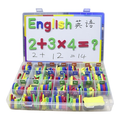 磁力贴英语自然拼读字母数字