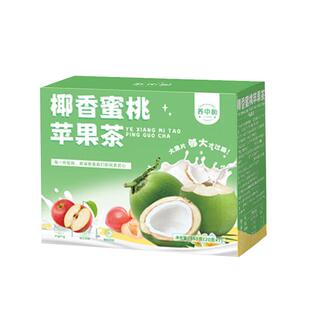 椰香蜜桃苹果茶纯水果茶包独立小袋装女生儿童泡水喝的冻干冷泡茶
