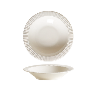 舍里白色陶瓷吃饭碗米饭碗家用2025新款盘子汤碗简约碗盘餐具套装