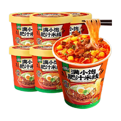 满小饱肥汁米线冲泡免煮速食米粉