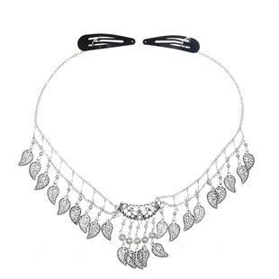 苗族少女额头链流苏额饰发饰苗疆复古项链少数民族头饰耳环配饰