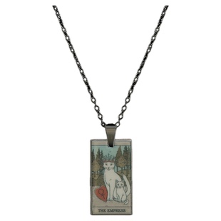 古着Vintage复古 Cat Family Mysterious Necklace猫咪项链