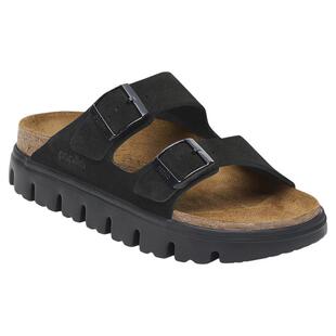 BIRKENSTOCK勃肯德国进口Papillio女款绒面革Arizona厚底双带拖鞋