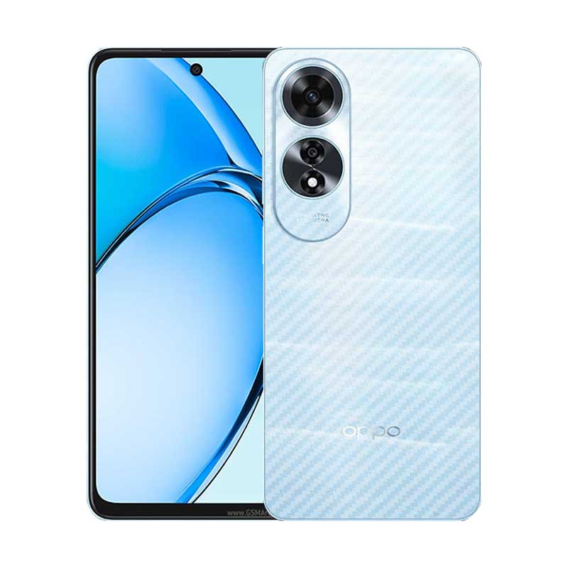 艾思度适用oppoa60后膜新款CPH2631后壳背模软贴纸0pp0半透明碳纤维磨砂贴海外国际版Oppo A60抗指纹防刮贴膜