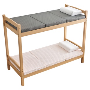 4D空气纤维床垫学生宿舍单人可折叠榻榻米硬床垫子家用透气可水洗