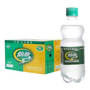 黑龙江原产地五大连池仙池矿泉水冷矿泉气泡水火山含汽350ml*20瓶
