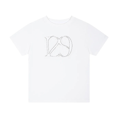 ILLIGO 26春新品刺绣logo正肩T恤简约基础款纯棉短袖韩国代购