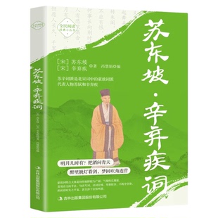 苏东坡辛弃疾词正版原文注释译文水调歌头念奴娇浣溪沙破阵子西江月定风波清平乐 北宋词中的豪放词派 中国古诗词鉴赏国学经典书籍