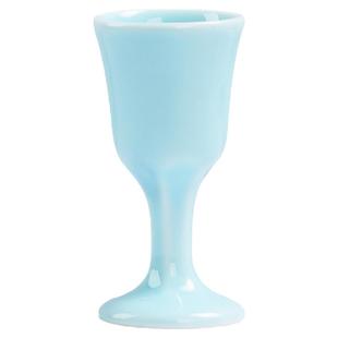 2钱小白酒杯烈酒家用陶瓷定制10ml品酒一口杯高脚老式仿古敬酒盅