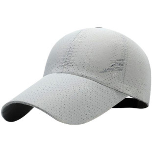 新款加长11厘米帽檐遮阳帽韩版男士户外运动速干帽子夏天透气网帽