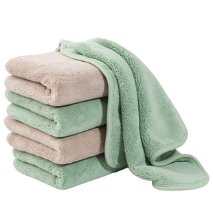 厨房吸水抹布家用加厚不易掉毛厨房洗碗专用擦桌子清洁毛巾百洁布