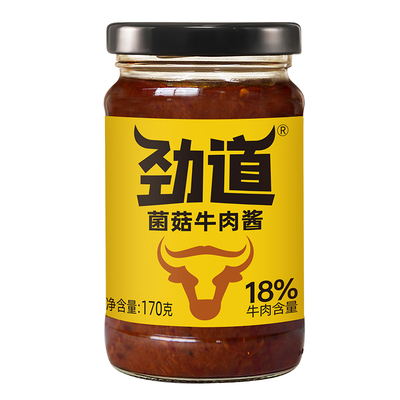 仲景劲道牛肉酱非转基因油拌饭酱