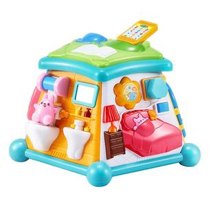 澳贝游戏桌多面体益智玩具婴儿多功能玩具桌子1岁儿童2生活体验馆